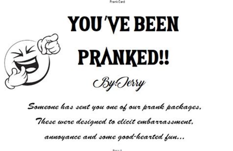 Prn Addict Mailer Youve Been Pranked Etsy