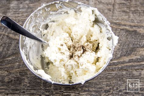 Ravioles au fromage de chèvre et nuage de cresson Recette 61Degrés