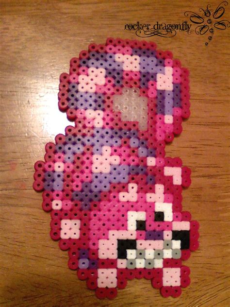 Cheshire Cat By Rockerdragonfly On Deviantart Perler Beads Perler