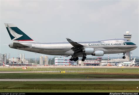 B Hup Cathay Pacific Cargo Boeing 747 400f Erf At Milan Malpensa