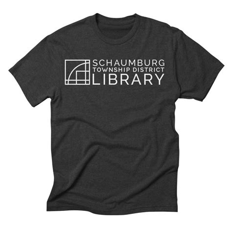 Schaumburg Library Logo - White Men's T-Shirt | Schaumburg Township ...