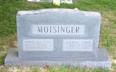 Gilbert Leroy Motsinger Find A Grave Memorial