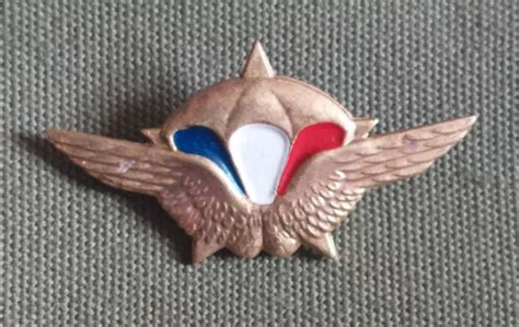 INSIGNE PARACHUTISTE 1er RCP P Type Mourgeon AFN Indochine FFL