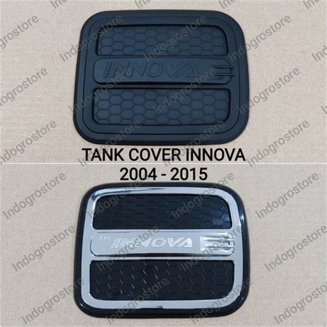 Jual Tank Cover Tutup Tangki Hitam Chrome Mobil Innova Lama