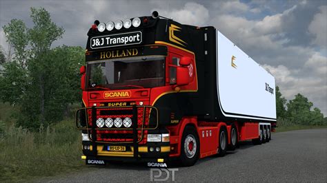 Scania 164L V8 480 Trailer J J Transport