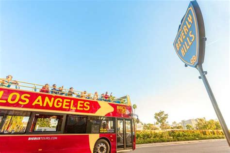 Los Angeles Sightseeing Tour Im Hop On Hop Off Bus Getyourguide