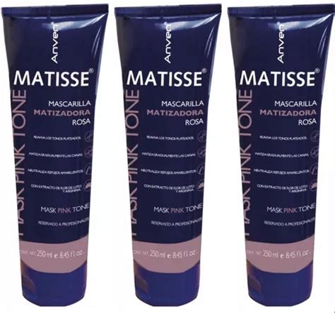 Pzas Anven Matisse Mascarilla Matizadora Rosa Ml Mercadolibre