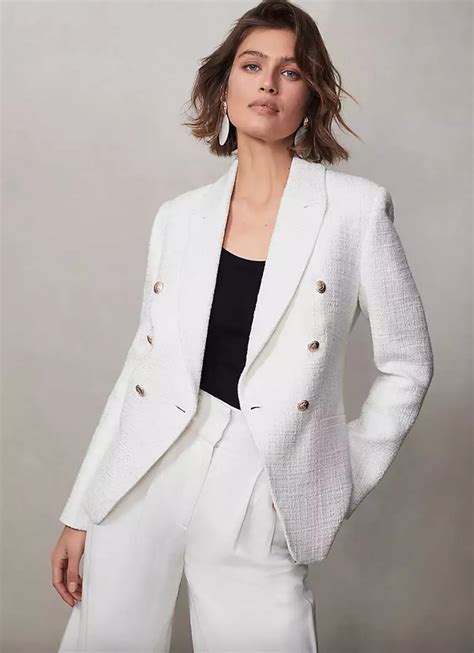 6 Kate Middleton worthy white bouclé blazers to shop this season HELLO