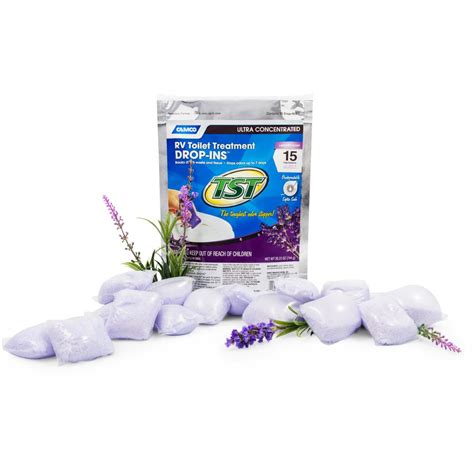 Shop For Camco Tst Max Rv Toilet Treatment Drop Ins 15 Per Bag