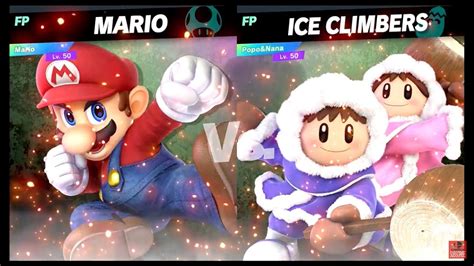 Super Smash Bros Ultimate Amiibo Fights Vs The World 15 Mario Vs Ice