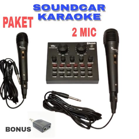 Jual Sound Card Paket Karaoke Keluarga Taffstudio Bluetooth Audio