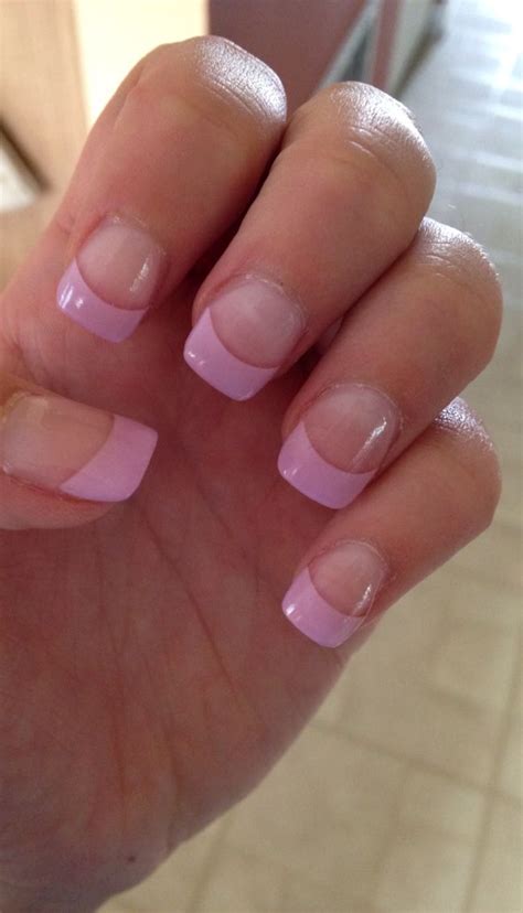 Purple French Tip Nails Get The Perfect Look With These Short Nail Designs The Fshn