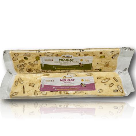 Nougat Artisanal Au Miel Des Ruchers D Alexandre Barre De G Les