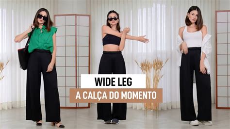 COMO USAR CALÇA WIDE LEG I Viihrocha YouTube