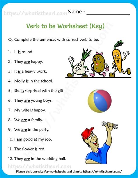 Verb To Be Worksheets