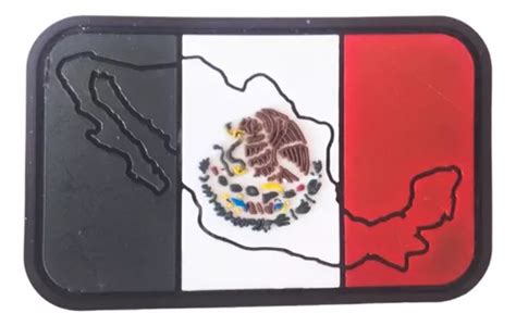 Parche Insignia Pvc Bandera México Táctico Militar República MercadoLibre