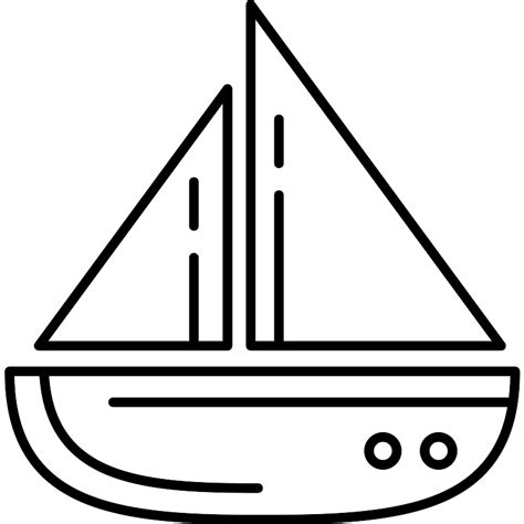 Round Sailboat Vector Svg Icon Svg Repo