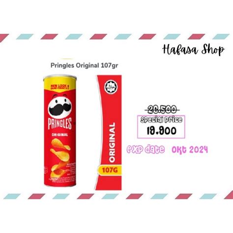 Pringles Original 102 Grams Shopee Malaysia