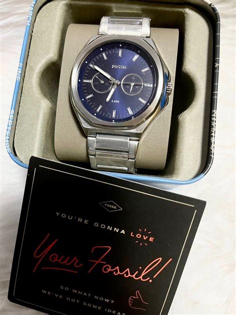 Brand New Fossil Watch Evanston Stainless Steel Men S Fashion