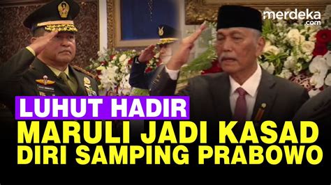 Luhut Hadiri Pelantikan Sang Menantu Letjen Tni Maruli Jadi Kasad Youtube