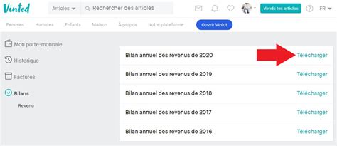 Guide R Aliser Son Bilan Annuel De Revenus Vinted Vinkit