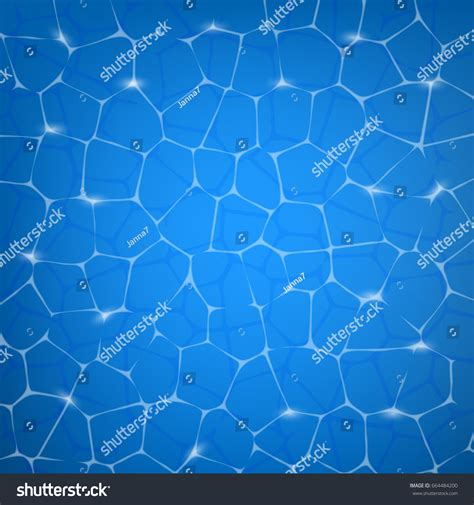 Shining Blue Water Ripple Pool Abstract Stock Vector Royalty Free 664484200 Shutterstock