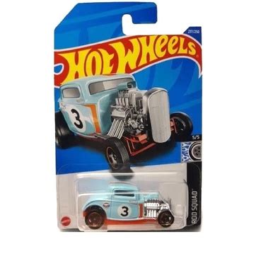 Ford Rod Squad Hot Wheels Miniatura Gulf Shopee Brasil