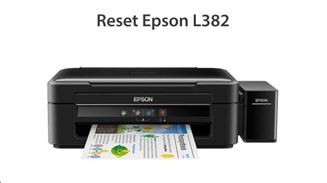 Reset Epson L382 Wicreset Key Youtube