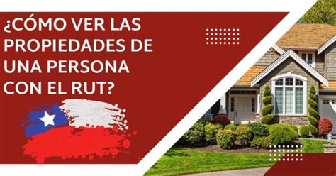 C Mo Ver Las Propiedades De Una Persona Con El Rut Sociedad Y Acci N