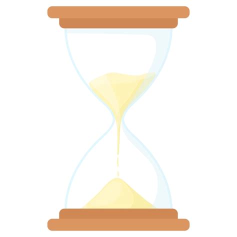 Reloj De Arena Ilustraci N Vectorial Sobre Fondo Blanco Png Vector