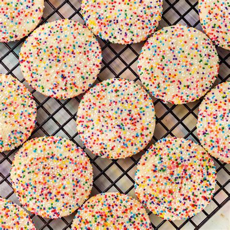 Rainbow Sprinkle Cookies ⋆ Real Housemoms