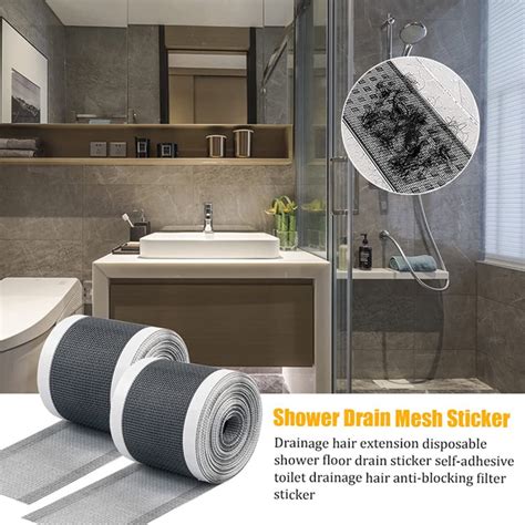 Household Disposable Hair Catchers Shower Floor Drain Mesh Filter For