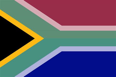 South Africa flag, official colors and proportion. Vector illustration ...