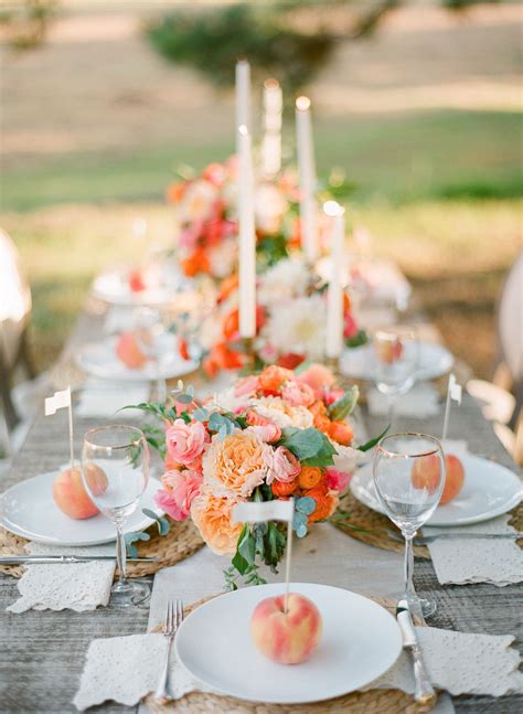 Peach Wedding Inspiration full of Color | Wedding Details | Wedding ...