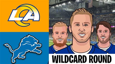 Los Angeles Rams Vs Detroit Lions Simulation Nfc Wild Card Playoffs