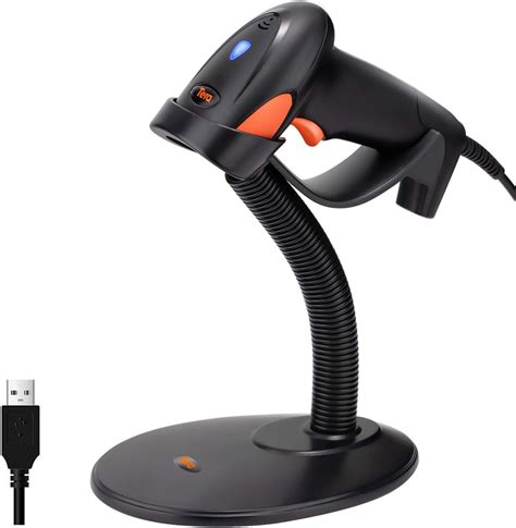 Tera Pro Extreme Performance Laser Barcode Scanner With Stand Auto