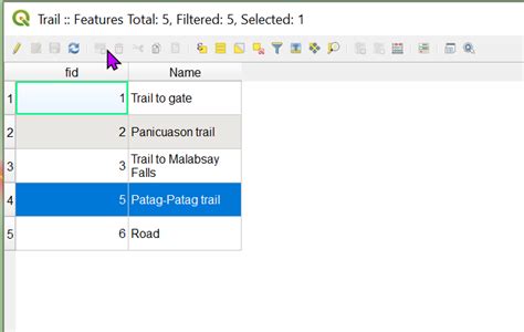 Attribute Table Editing Fid To Match Row Number Using Qgis