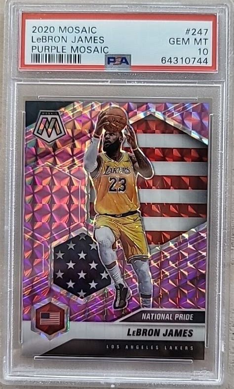 Lebron James Mosaic National Pride Purple Price Guide