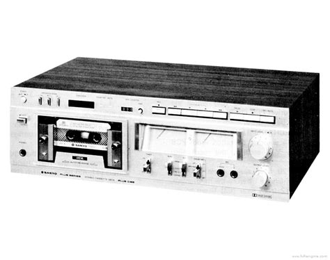 Sanyo Plus D65 Stereo Cassette Deck Manual Hifi Engine