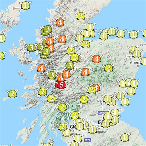 compañerismo mezclador Menos que midges scotland map eco Espantar podar