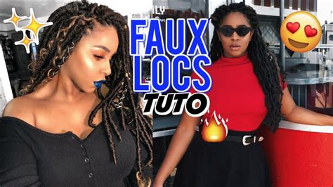 TUTO CROCHET FAUX LOCS EN 1 HEURE FACILE YouTube