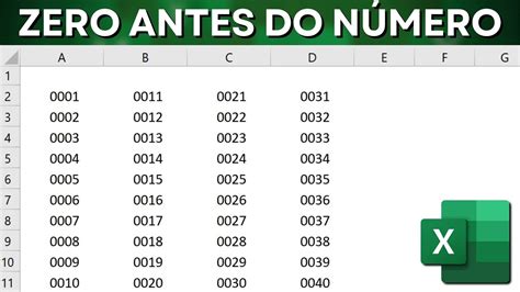 Como Incluir Zero A Esquerda No Excel