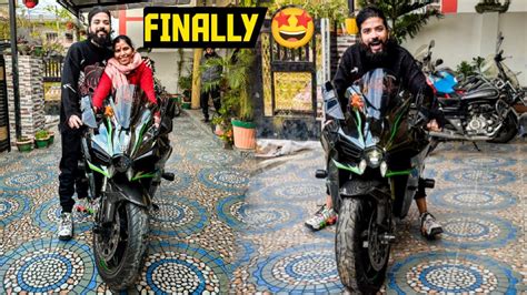 Finally Apni New Superbike Ninja H2 Ki Ghar Pahuch Kar Unboxing Kar Hi