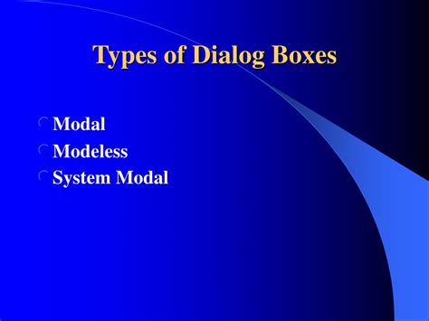 Ppt Windows Dialog Boxes Text Boxes And List Boxes Powerpoint Presentation Id 9223967