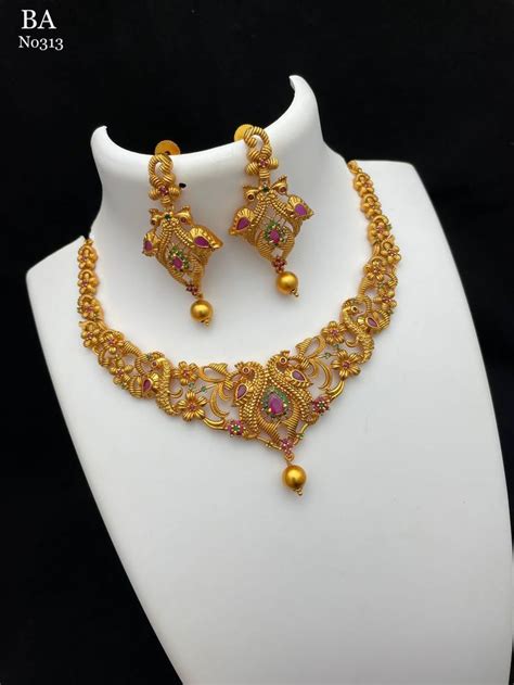 Pin By Arunachalam On Gold Gold Jewelry Simple Gold Fashion Necklace