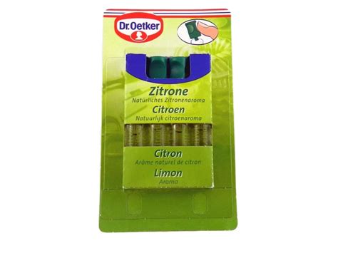 Dr Oetker Zitrone Aroma Lemon Flavor TGSDU The German Shop Down