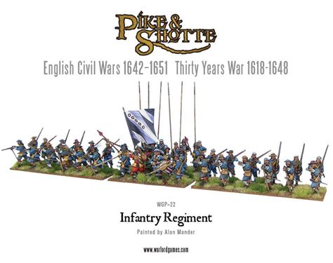 Pike & Shotte Infantry Regiment plastic boxed set – Warlord Games Ltd