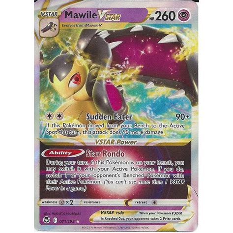 Pokemon Trading Card Game Mawile Vstar Rare Ultra Card Swsh