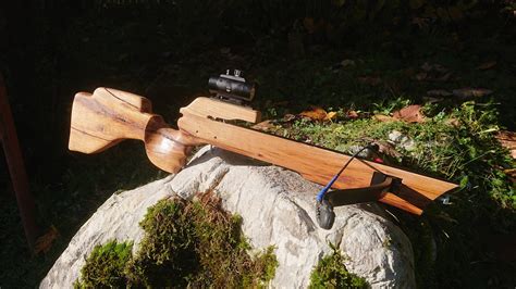 Crossbow Full Wood Oak For Practice Display Etsy