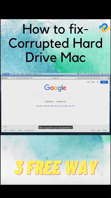 Freehow To Fix Corrupted Hard Drive Mac Recover Data From